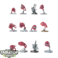 Gloomspite Gitz - 12 x Squig Herd - teilweise bemalt
