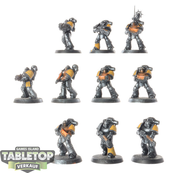Horus Heresy - 10 x Legion MKIII Special Weapons Squad - bemalt