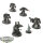 Dark Angels - 5 x Deathwing Terminator Squad klassisch - teilweise bemalt