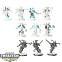 World Eaters - 10x Khorne Berzerkers - teilweise bemalt