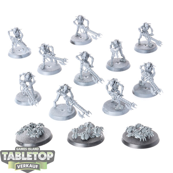 Necrons - 10 x Necron Warriors - grundiert