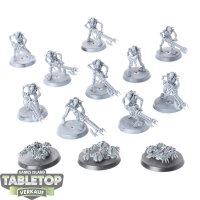 Necrons - 10 x Necron Warriors - grundiert