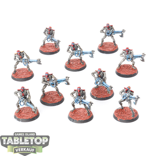 Necrons - 10 x Necron Warriors klassisch - bemalt