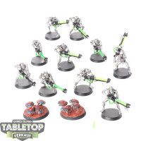 Necrons - 10 x Necron Warriors klassisch - teilweise bemalt