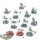 Necrons - 10 x Necron Warriors klassisch - teilweise bemalt