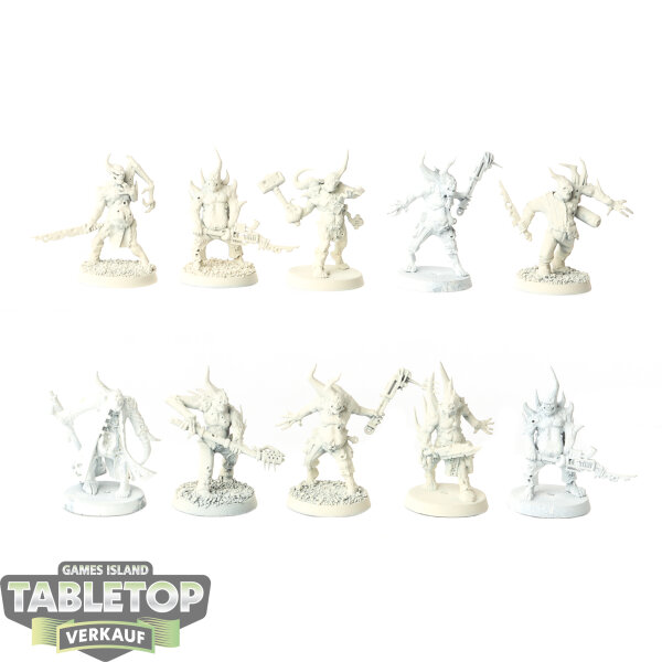 Death Guard - 10 x Poxwalkers - teilweise bemalt