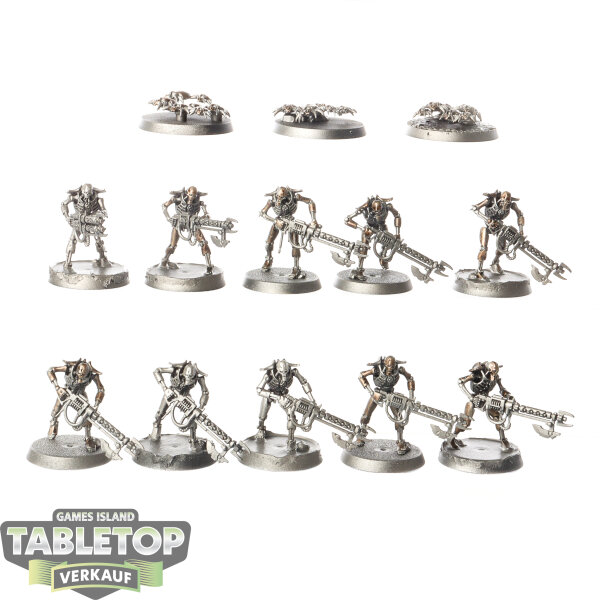 Necrons - 10 x Necron Warriors - teilweise bemalt