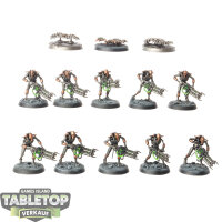 Necrons - 10 x Necron Warriors - teilweise bemalt