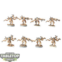 Tyraniden - 8 x Genestealers (Classic) - bemalt
