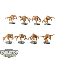 Tyraniden - 8 x Genestealers (Classic) - teilweise bemalt