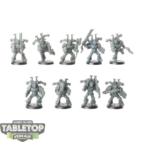 World Eaters - 10x Khorne Berzerkers - klassisch - unbemalt