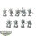 World Eaters - 10x Khorne Berzerkers - klassisch - unbemalt