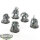 Chaos Space Marines - 5x Chaos Terminator Squad - teilweise bemalt