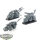 Dark Angels - 3x Ravenwing Bike Squadron - unbemalt