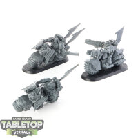Dark Angels - 3x Ravenwing Bike Squadron - unbemalt