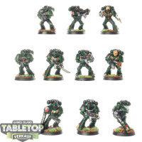 Dark Angels - 10 x Tactical Squad klassisch - bemalt