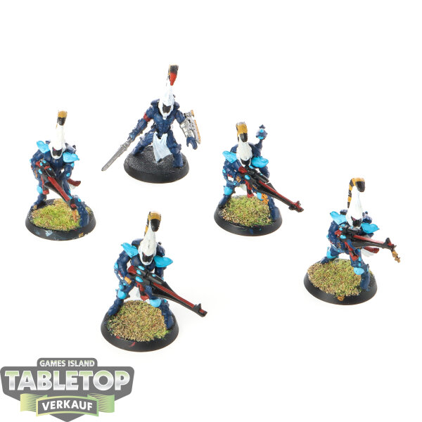 Aeldari - 5 x Dire Avengers - teilweise bemalt