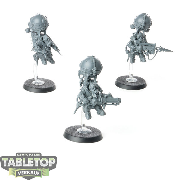 Kharadron Overlords - 3 x Endrinriggers - unbemalt