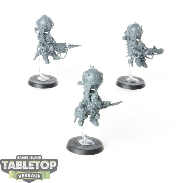 Kharadron Overlords - 3 x Endrinriggers - unbemalt
