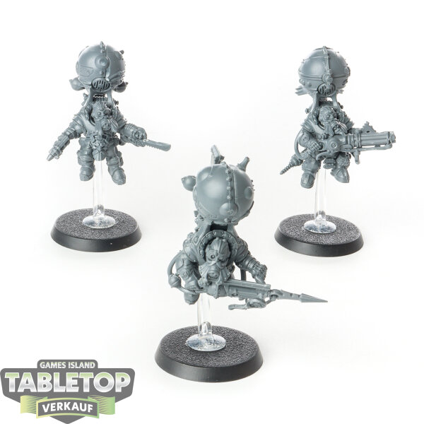 Kharadron Overlords - 3 x Endrinriggers - unbemalt