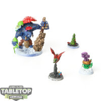 Gloomspite Gitz - 4 x Mollogs Mob - bemalt