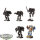 Space Marines - 5x Assault Marines - teilweise bemalt