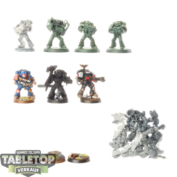 Black Templars - 10x Tactical Squad klassisch - teilweise gebaut