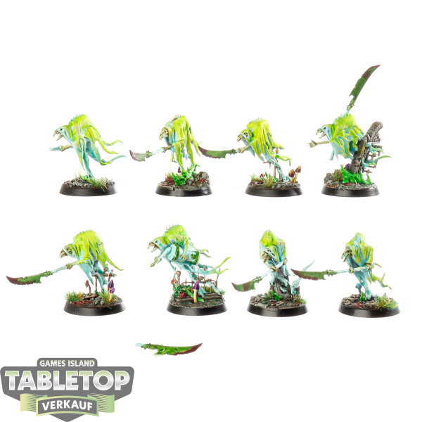 Nighthaunt - 8x Glaivewraith Stalkers - bemalt