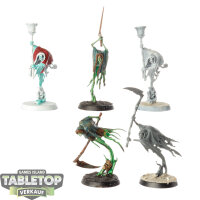 Nighthaunt - 5x Grimghast Reapers - teilweise bemalt