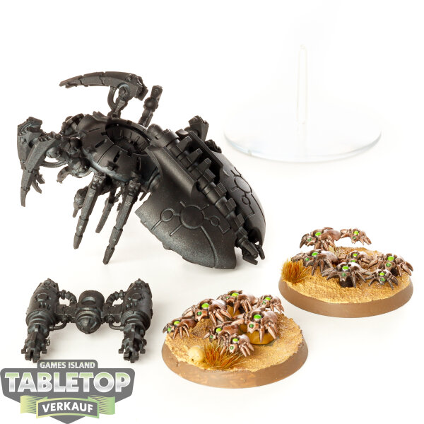 Necrons - Canoptek Spyder - teilweise bemalt