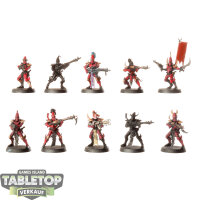 Drukhari - 10 x Kabalite Warriors - teilweise bemalt
