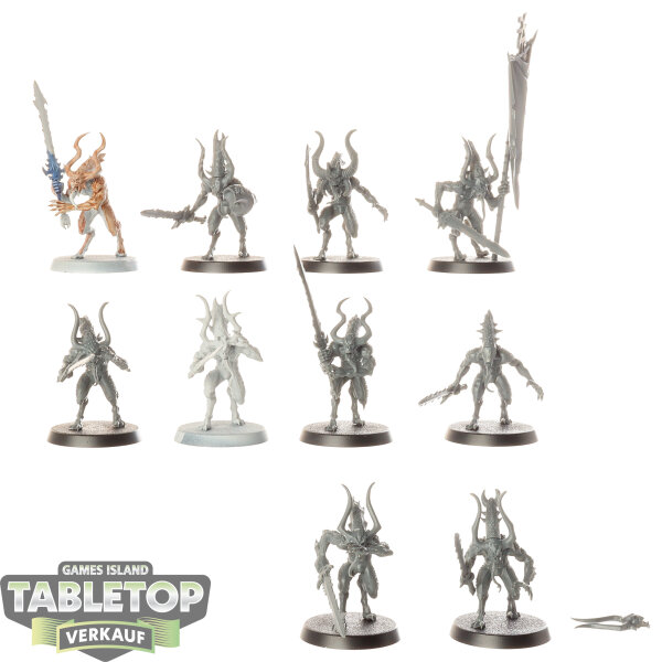 Blades of Khorne - 10 x Bloodletters - teilweise bemalt