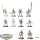 Blades of Khorne - 10 x Bloodletters - teilweise bemalt