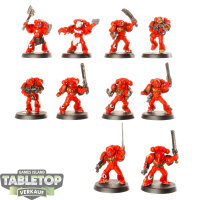 Blood Angels - 10 x  Assault Squad - bemalt