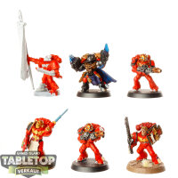 Blood Angels - Command Squad - teilweise bemalt