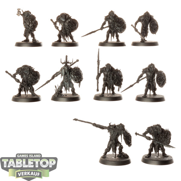 Orruk Warclans - 10 x Gutrippaz - grundiert