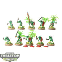Seraphon - 10 x Saurus Warriors klassisch - bemalt