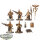Adeptus Custodes - 5 x Custodian Wardens - teilweise bemalt