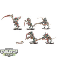 Tyraniden - 5 x Tyranid Warriors - bemalt