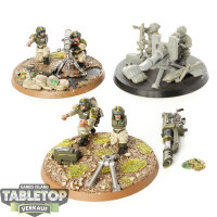 Astra Militarum - 3 x Heavy Weapons Squad - teilweise bemalt