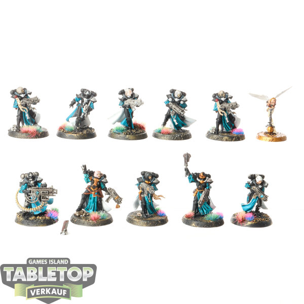 Adepta Sororitas - 10 Battle Sisters Squad - bemalt