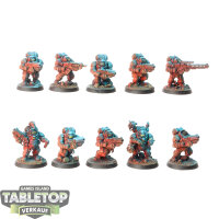 Leagues of Votann - 10 Hearthkyn Warriors - teilweise bemalt