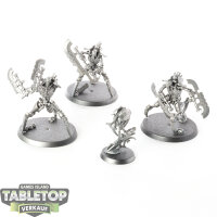 Necrons - 4 Skorpekh Destroyers - grundiert