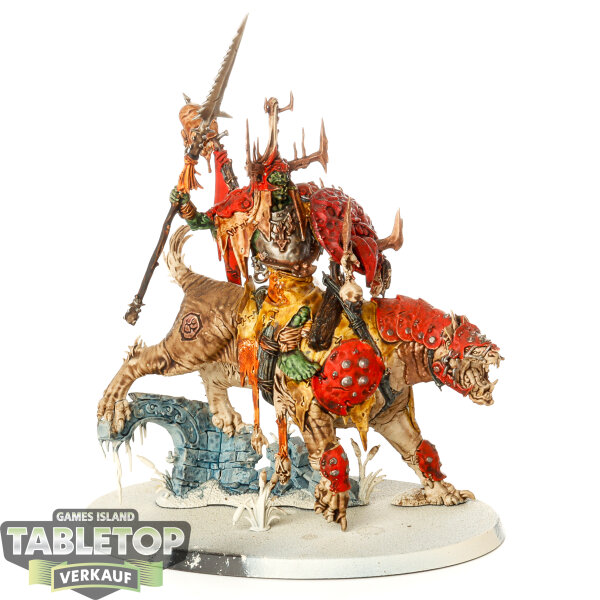 Orruk Warclans - Killaboss on Great Gnashtoof - bemalt