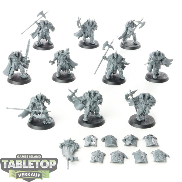 Slaves to Darkness - 10 x Chaos Warriors - unbemalt