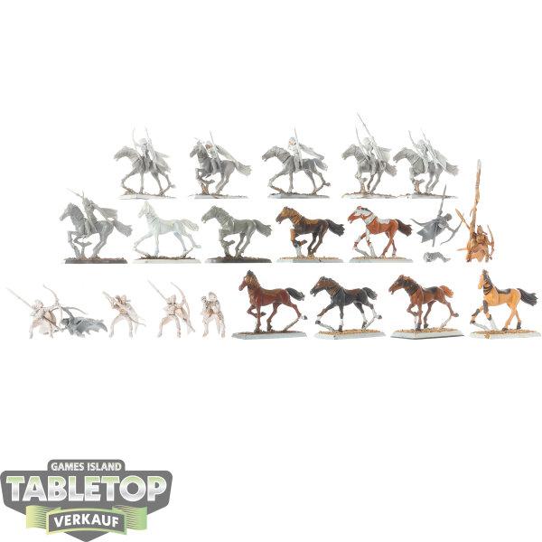 Wood Elf Realms - 14x Glade Riders (Klassisch) - teilweise bemalt