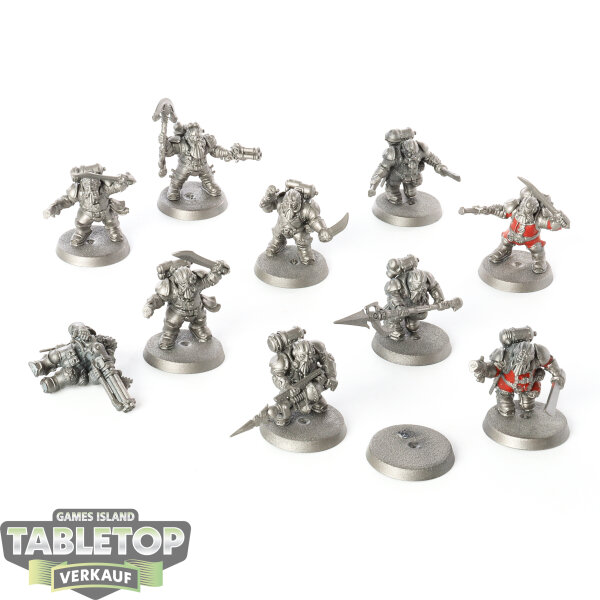 Kharadron Overlords - 10 Arkanaut Company - grundiert