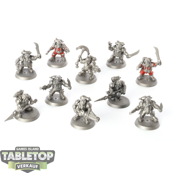 Kharadron Overlords - 10 Arkanaut Company - grundiert