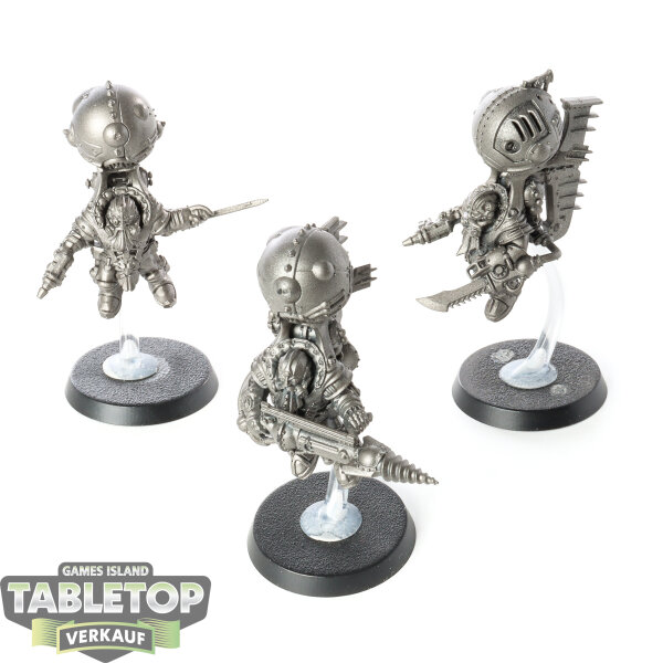 Kharadron Overlords - 3 Endrinriggers - grundiert
