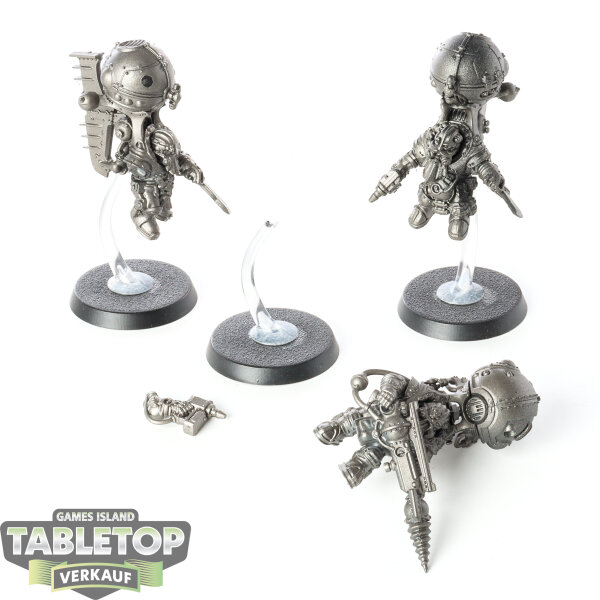 Kharadron Overlords - 3 Endrinriggers - grundiert